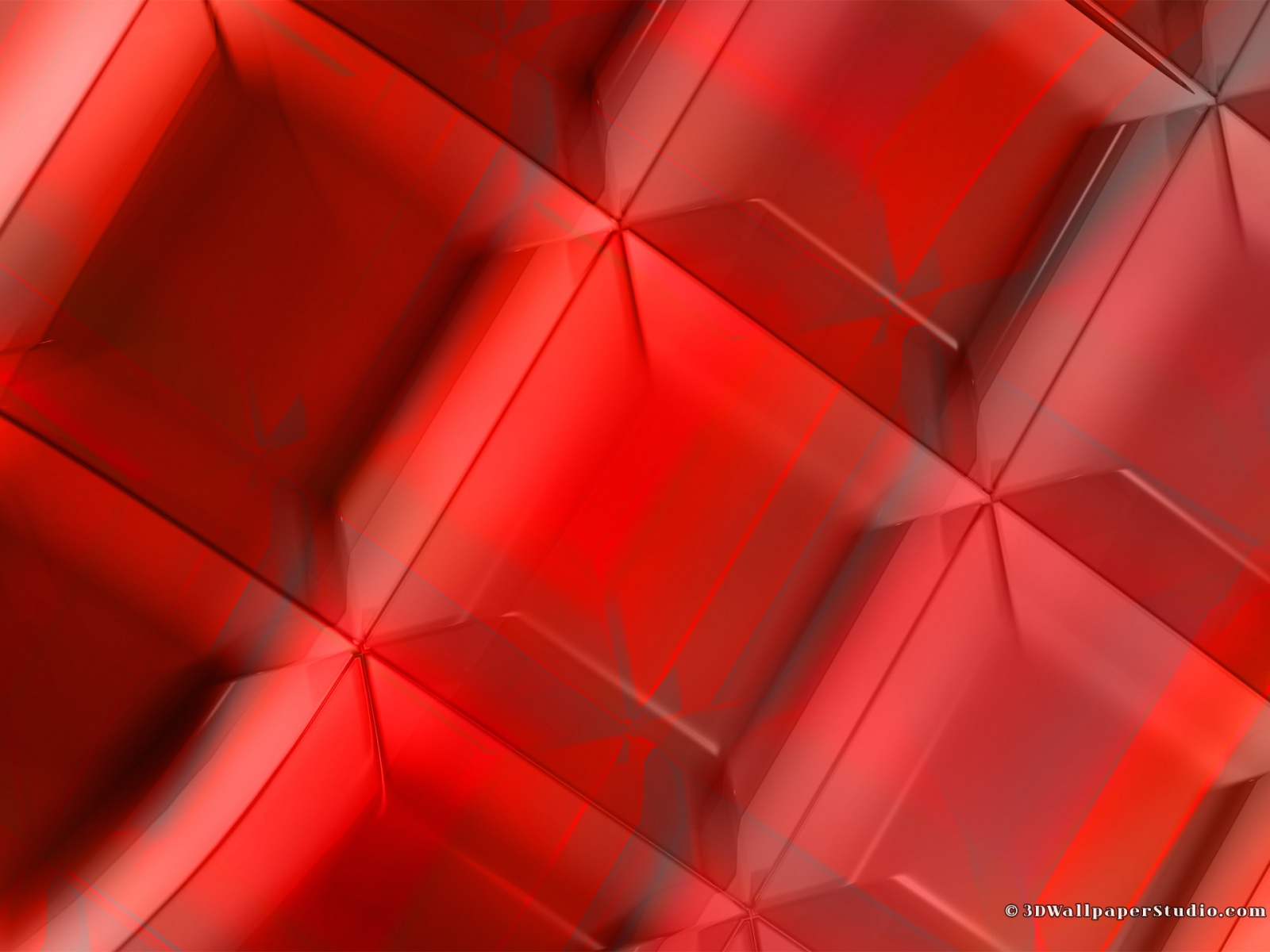 Deep Red Abstract Wallpaper