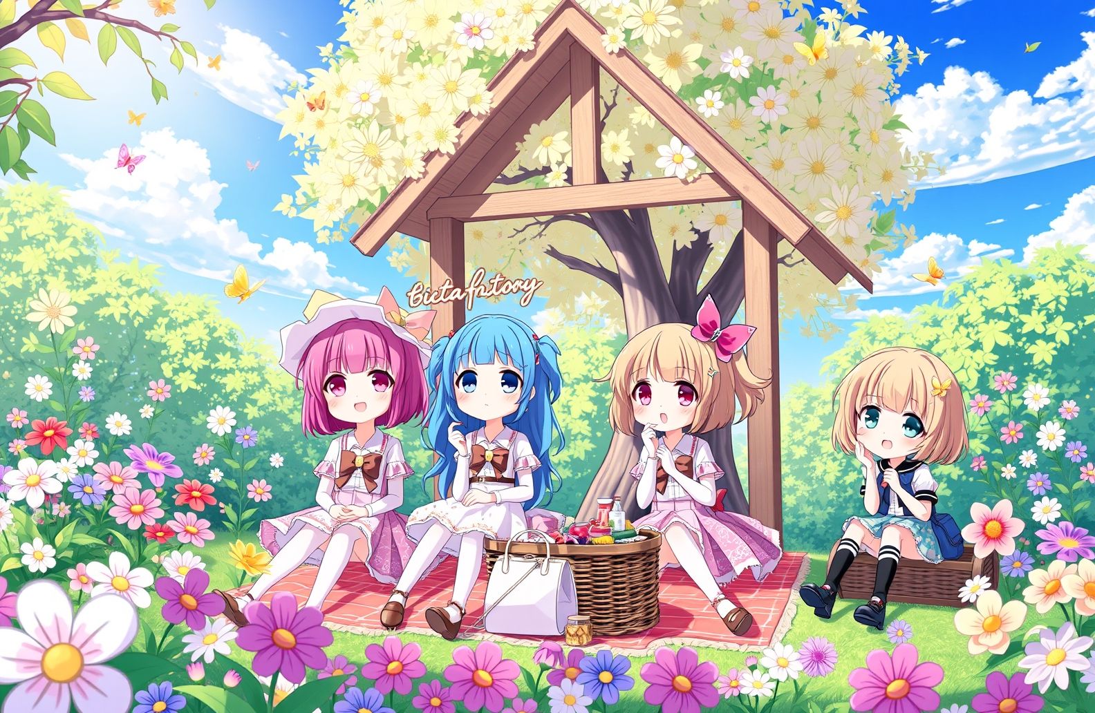 Gacha Life Spring Wallpaper