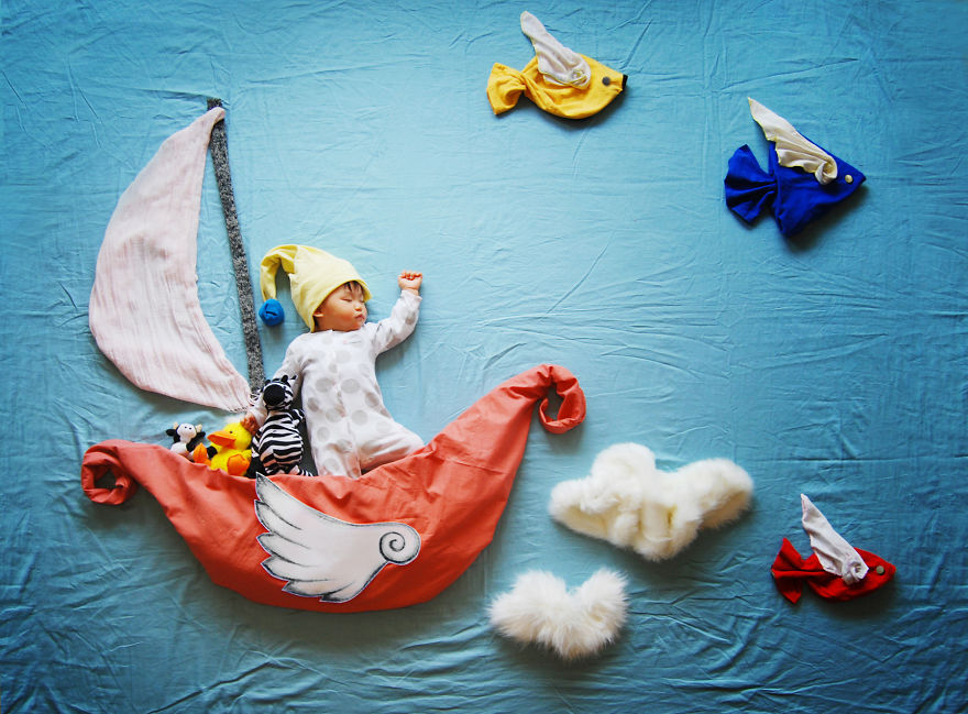 Creative Mom Turns Her Baby S Naptime Into Dream Adventures