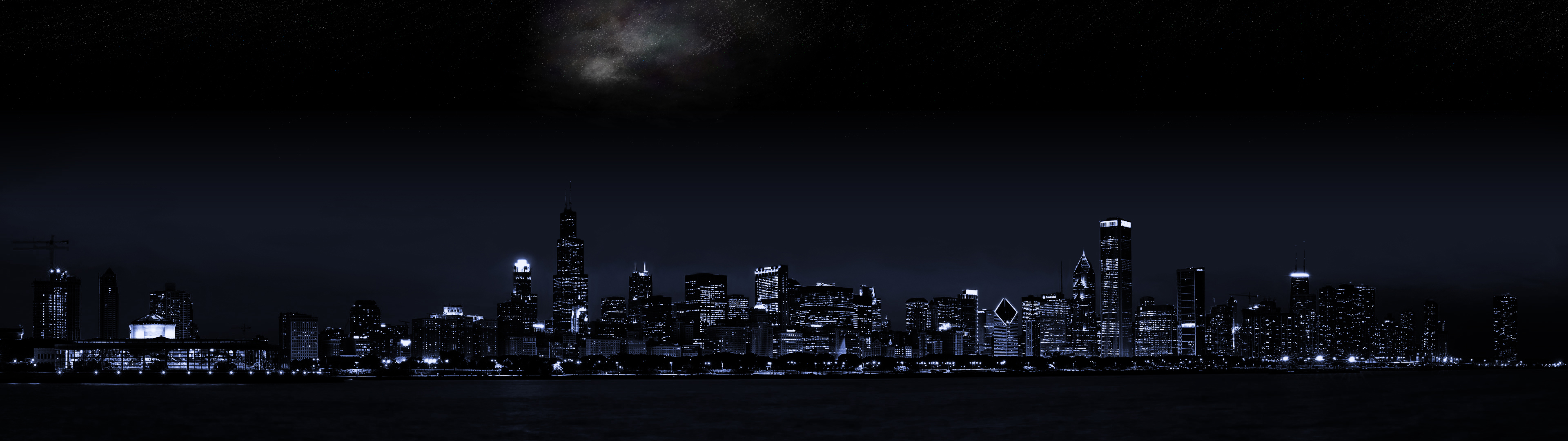 Cityscapes Night Buildings Wallpaper Background
