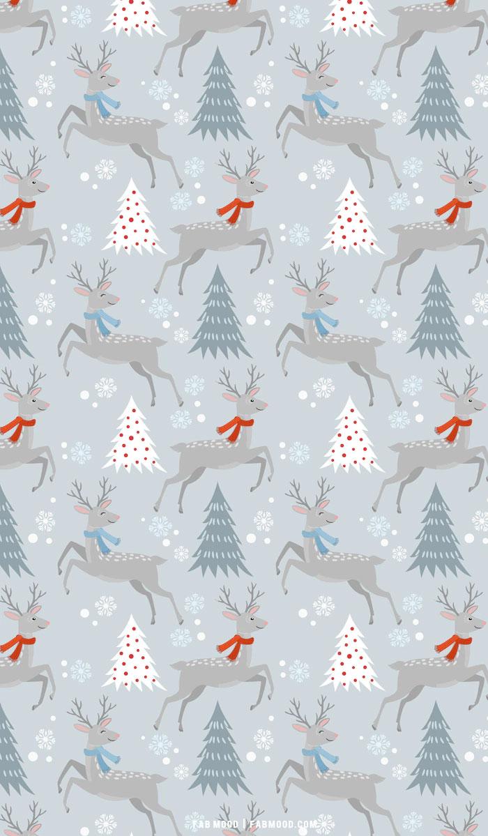 Christmas Aesthetic Wallpaper Grey Winter Fab