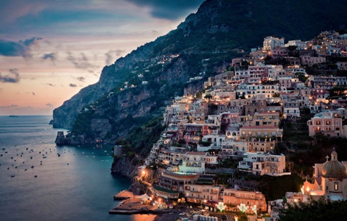 Amalfi Coast table houses digital village clouds sky artwork italy  HD wallpaper  Peakpx
