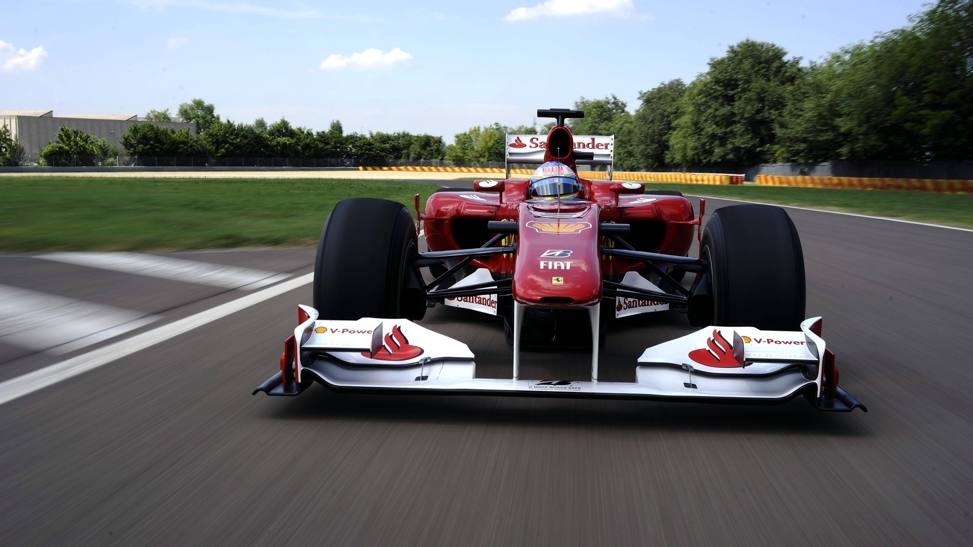 F1 Fernando Alonso Ferrari F10 Wallpaper HD Sports 4k