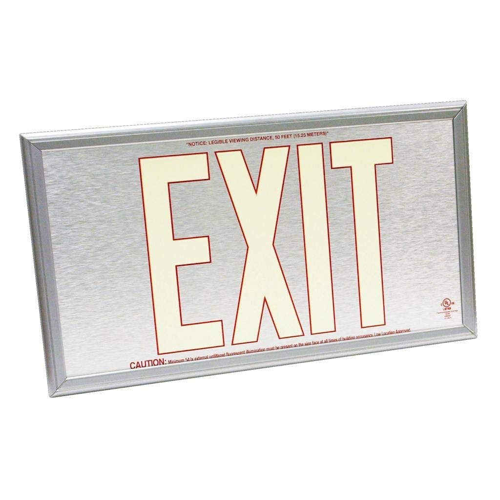 Firehorse Lite Photoluminescent Exit Sign Ft