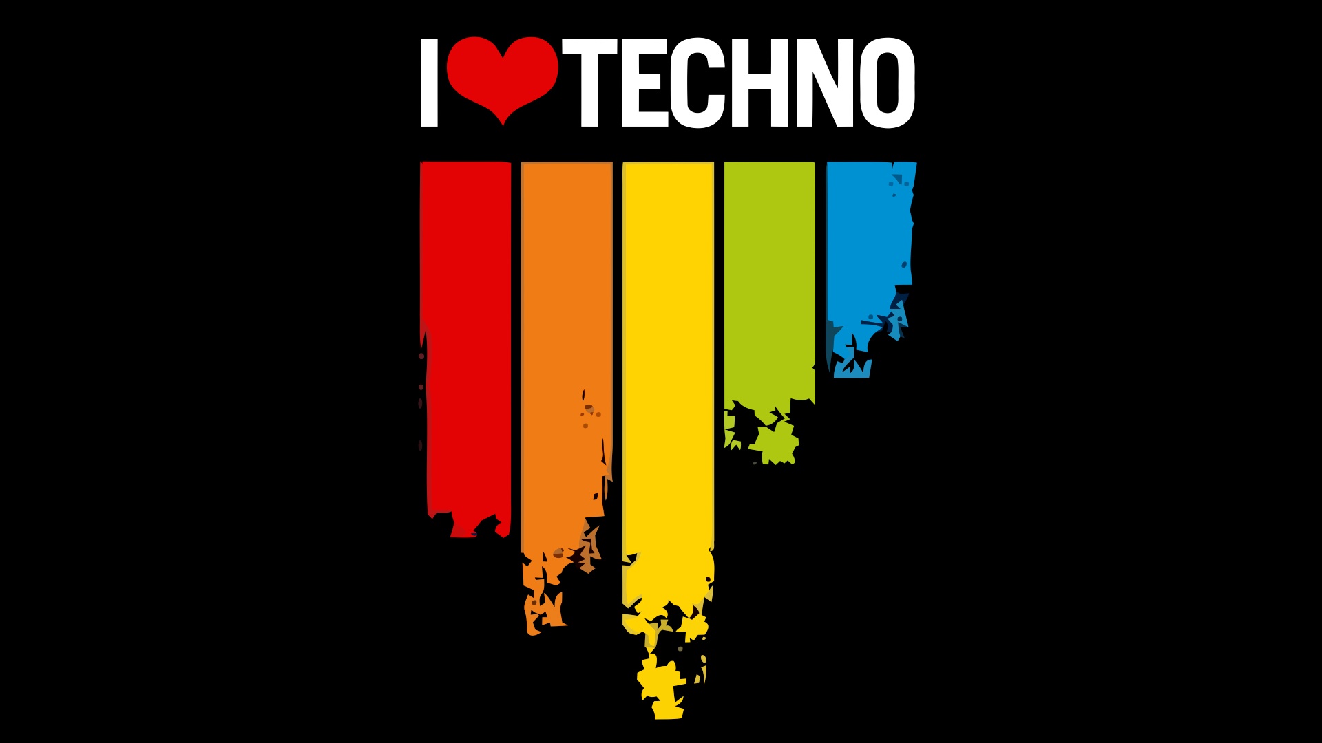 Love Techno Forever Desktop Wallpaper