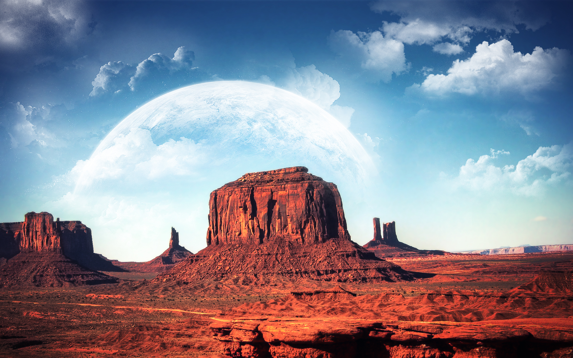 Monument Valley Wallpaper By Photomontage