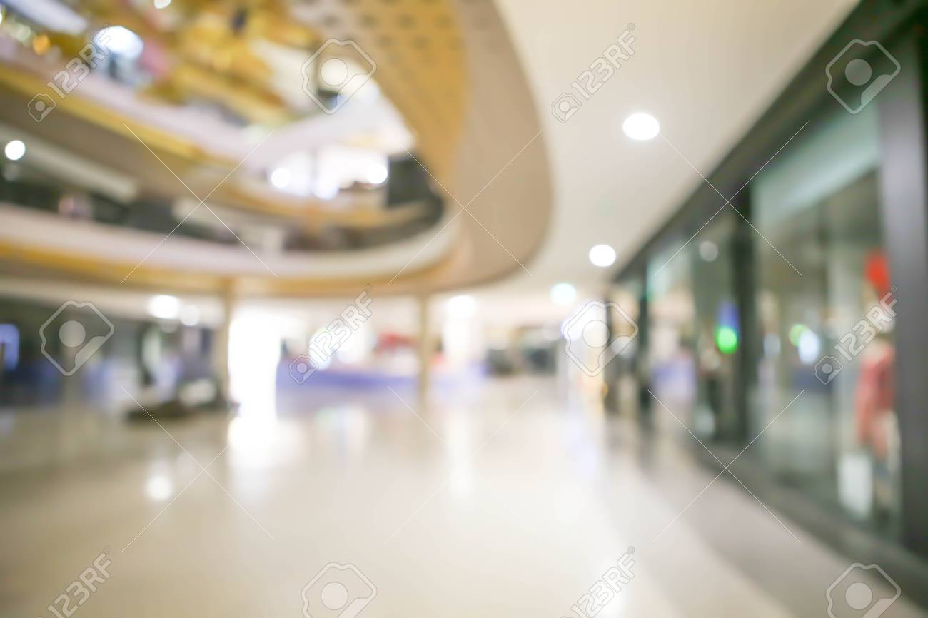 Blurred Shopping Mall Background Stock Photo Picture And Royalty
