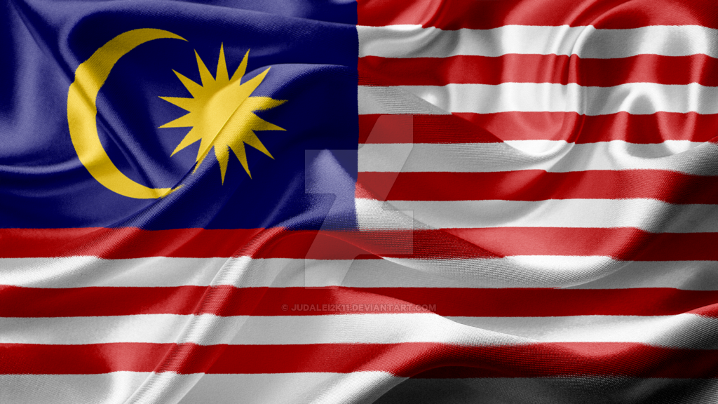 Federation Of Malaysia Realistic Flag By Judalei2K11