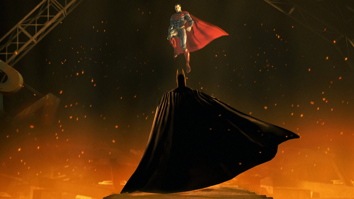 Superman Vs Batman By Thefunnykep