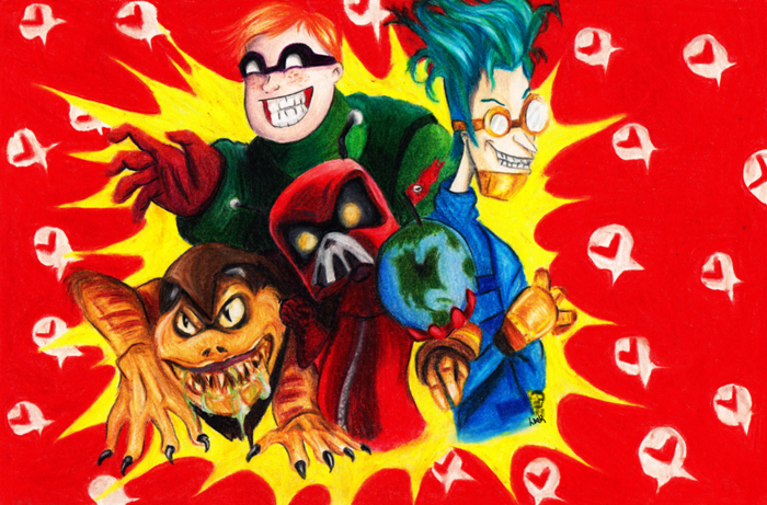 League Of Super Evil By Raspberrytickle Wallpaper