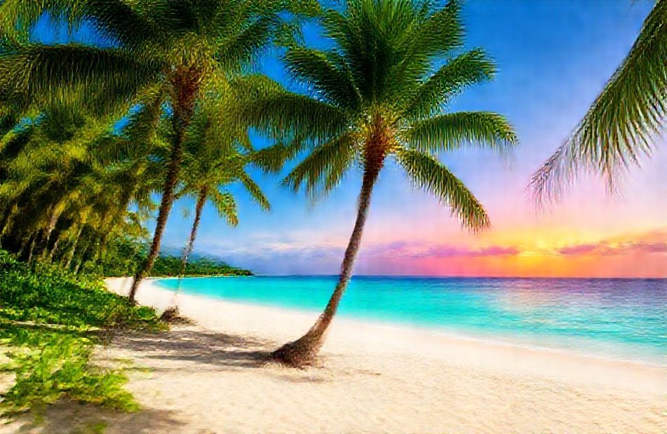 Tropical Island Wallpaper
