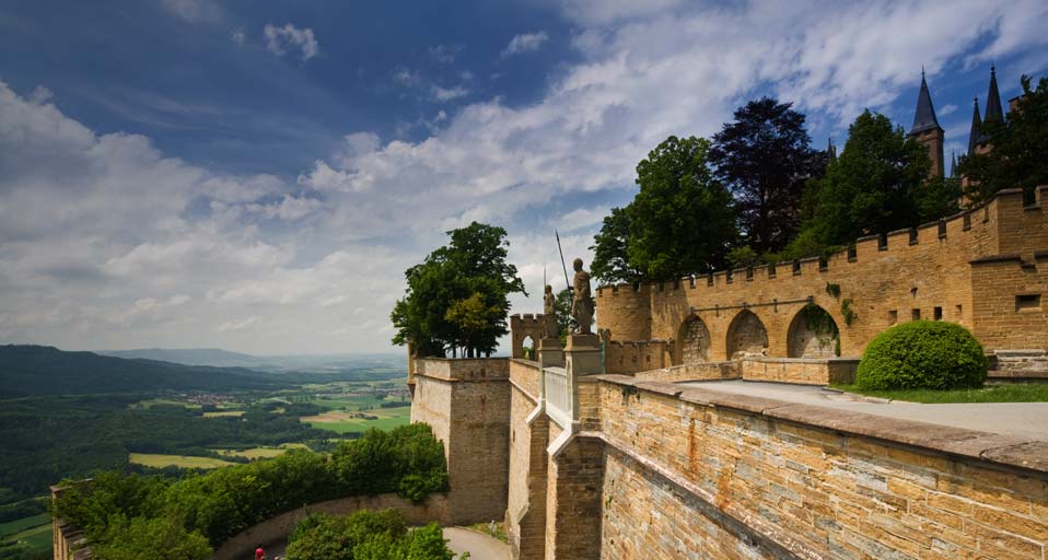 Burg Hohenzollern Zwischen Hechingen