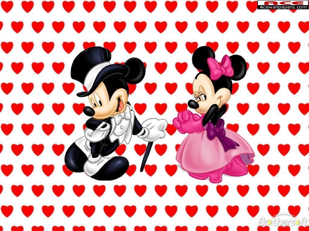 The Disney World Mickey And Minnie Wallpaper