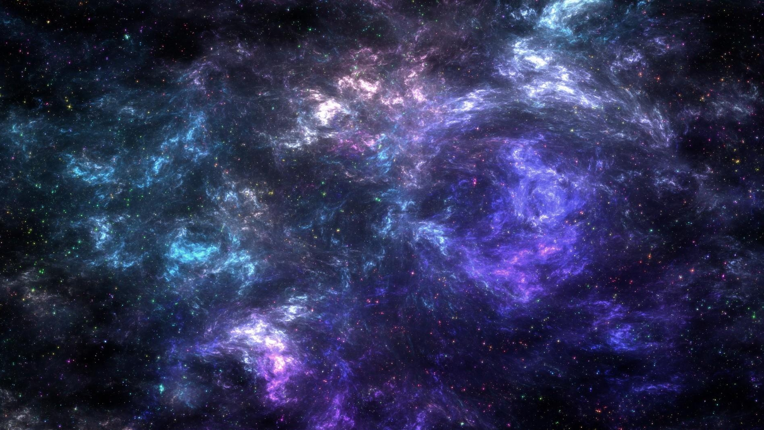 Wallpaper Galaxy Stars Nebulae Clusters