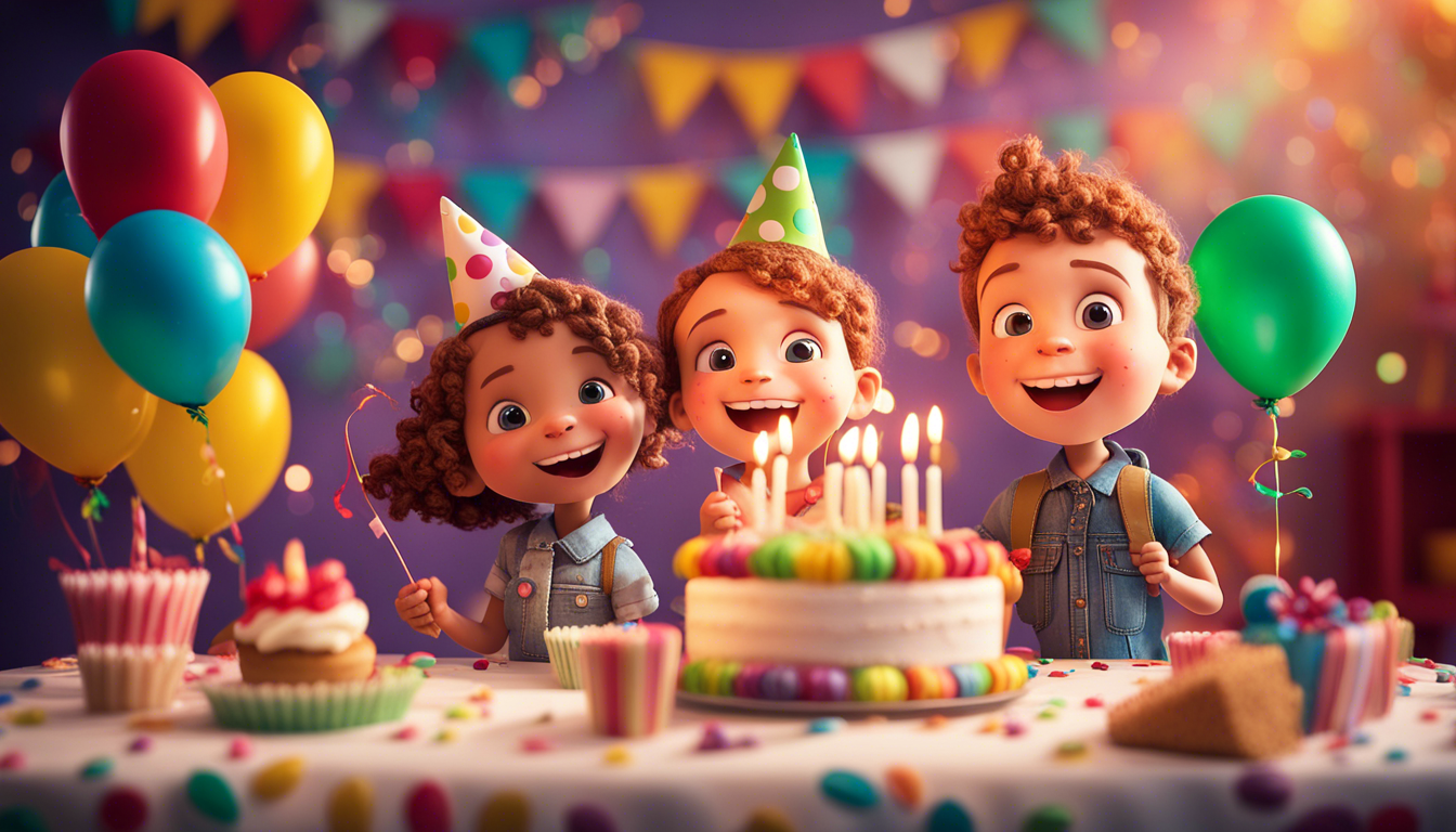 Cocomelon Happy BirtHDay Wallpaper