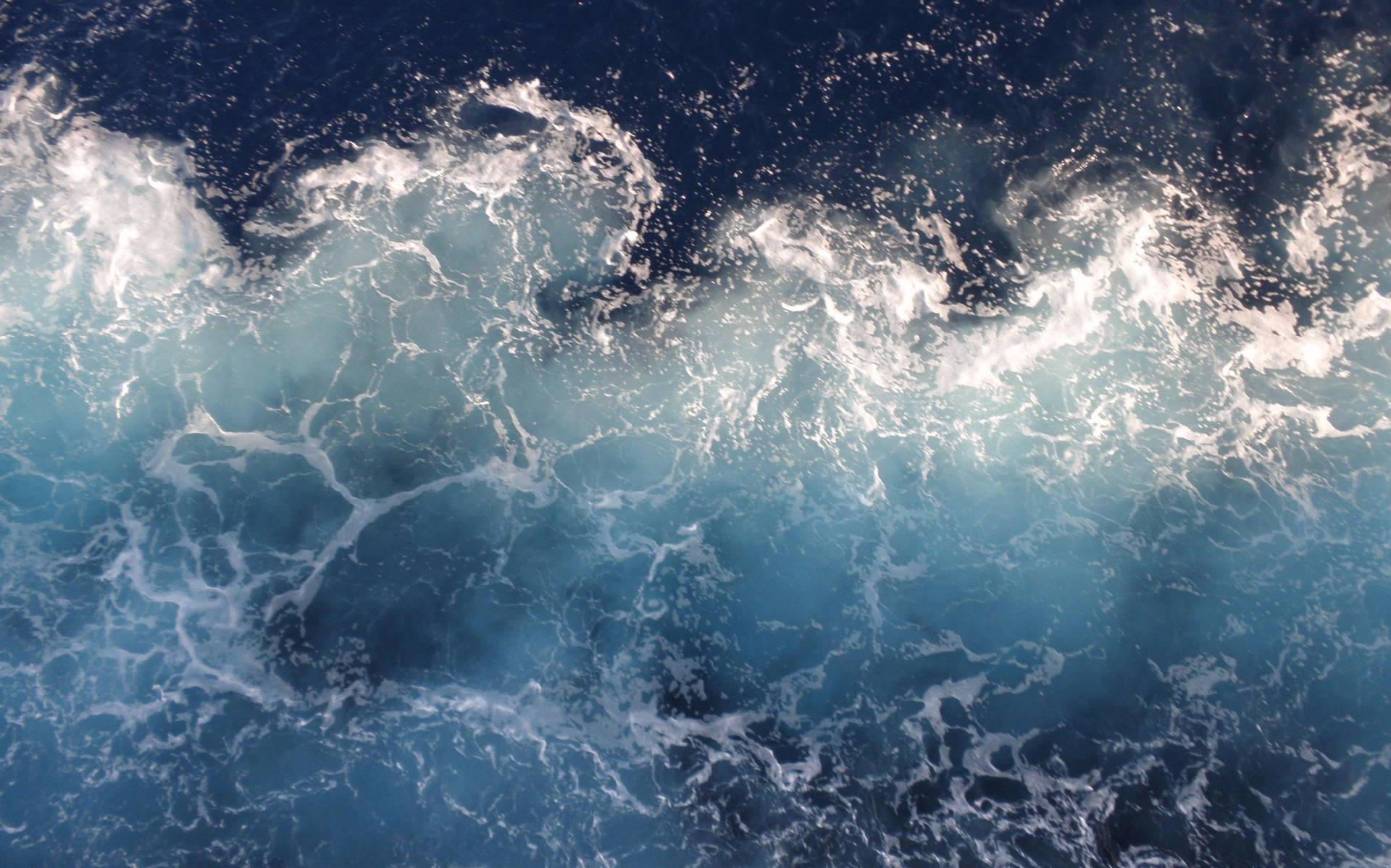 Download Aesthetic Desktop Ocean Waves Wallpaper