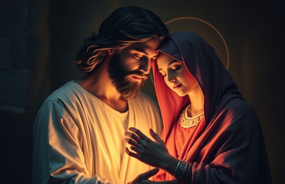 Jesus Christ Mother Mary Wallpaper