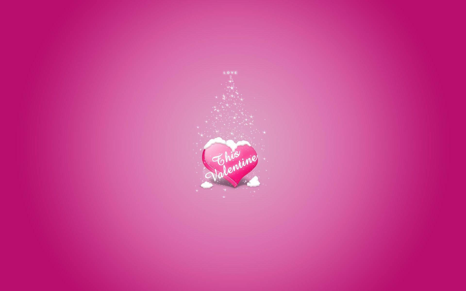  Valentines Day Pink Heart Wallpaper