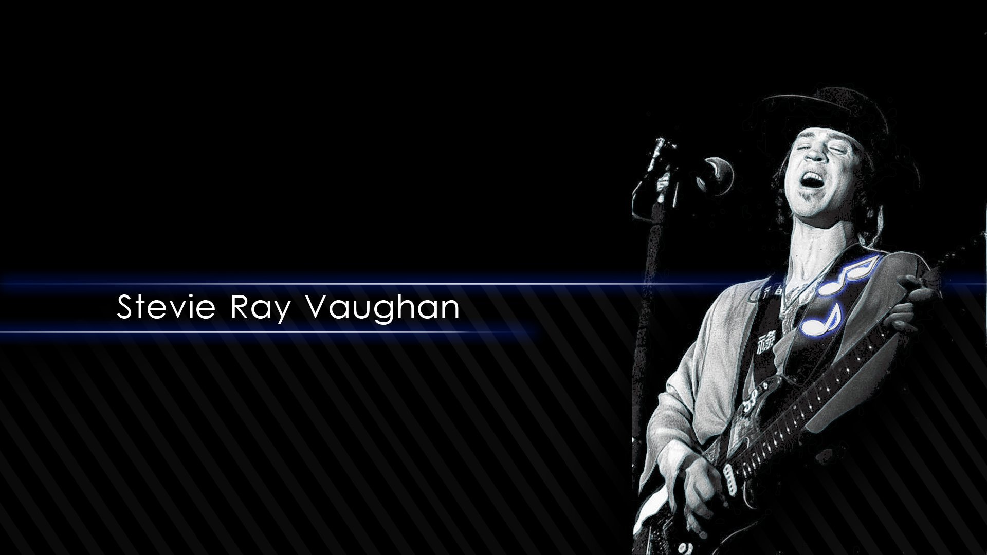 STEVIE RAY VAUGHAN blues rock hard classic guitar poster