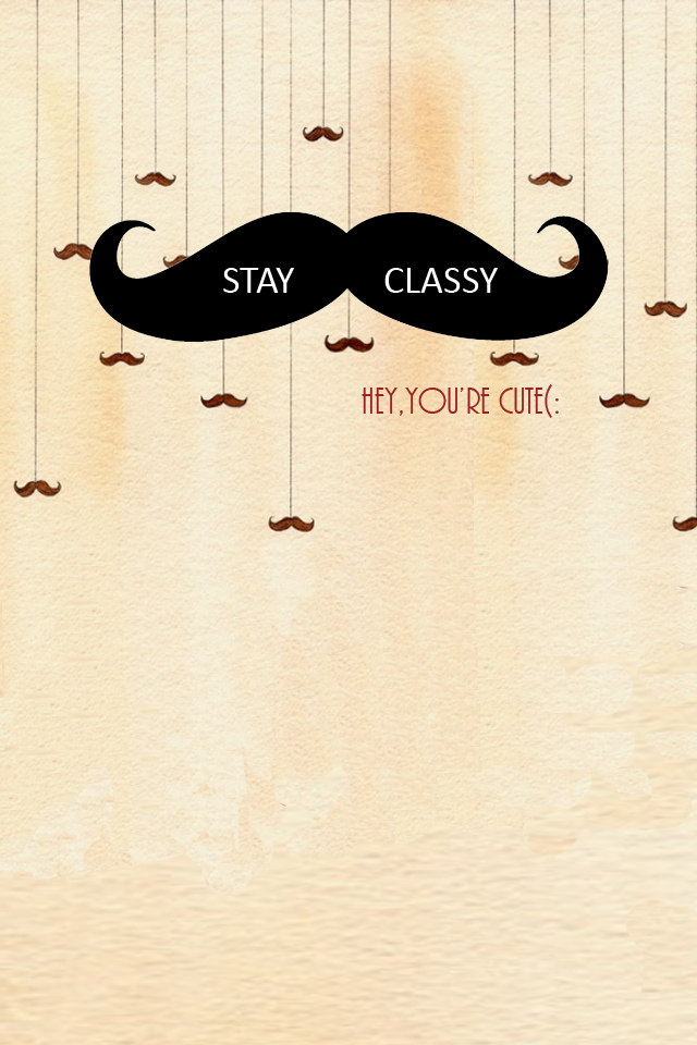 Cute Mustache Wallpaper on WallpaperSafari