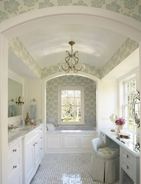 Bathroom Wallpaper On Your Walls To High