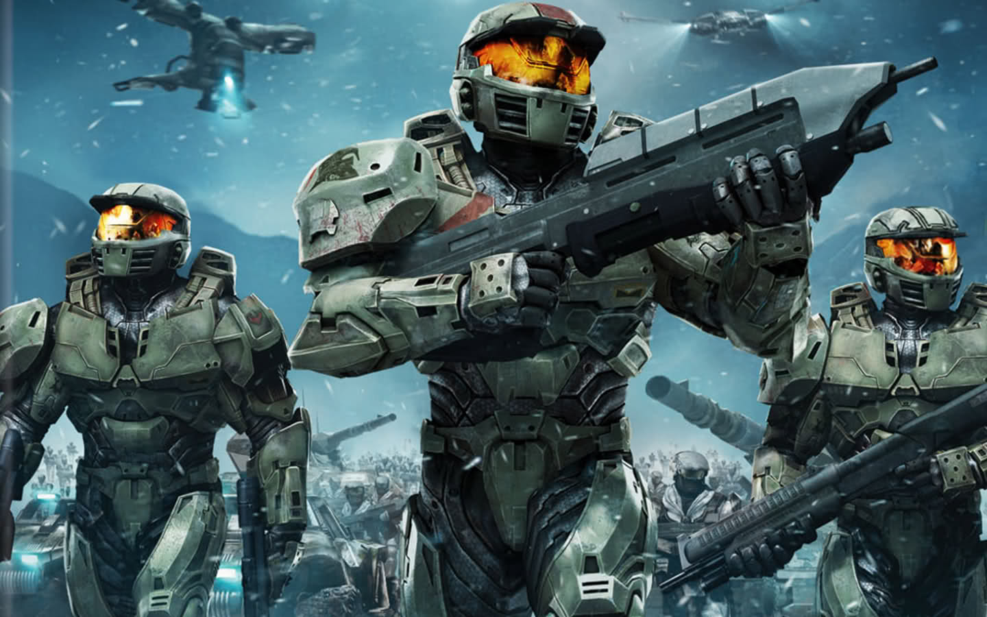 Official Halo Wars Munity Site Wallpaper Cover Art