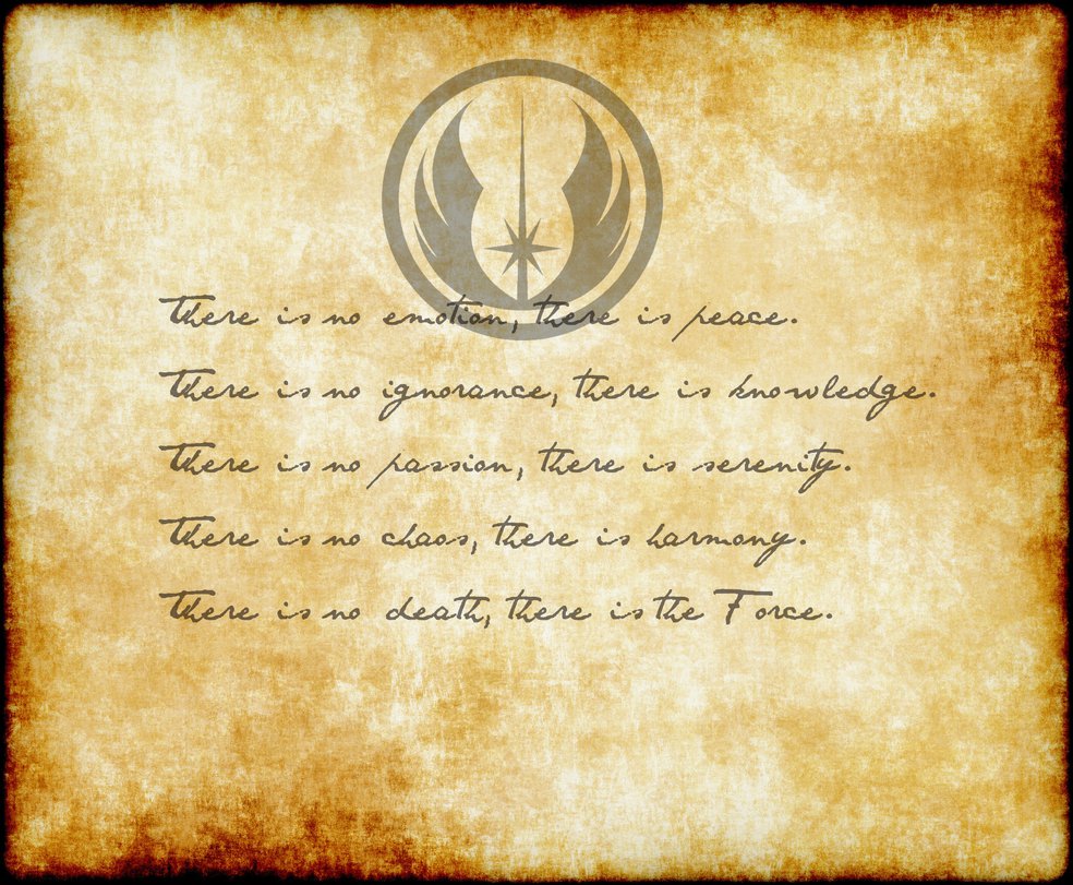 The Jedi code by Phoenix  Senpai on