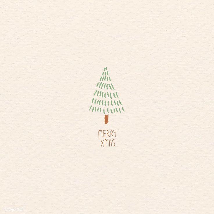Christmas Elements On Beige Background Vector Premium Image By