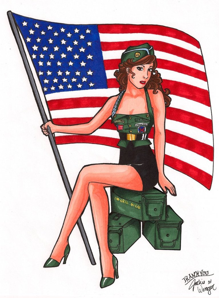 Military Pin Up Girls Nude