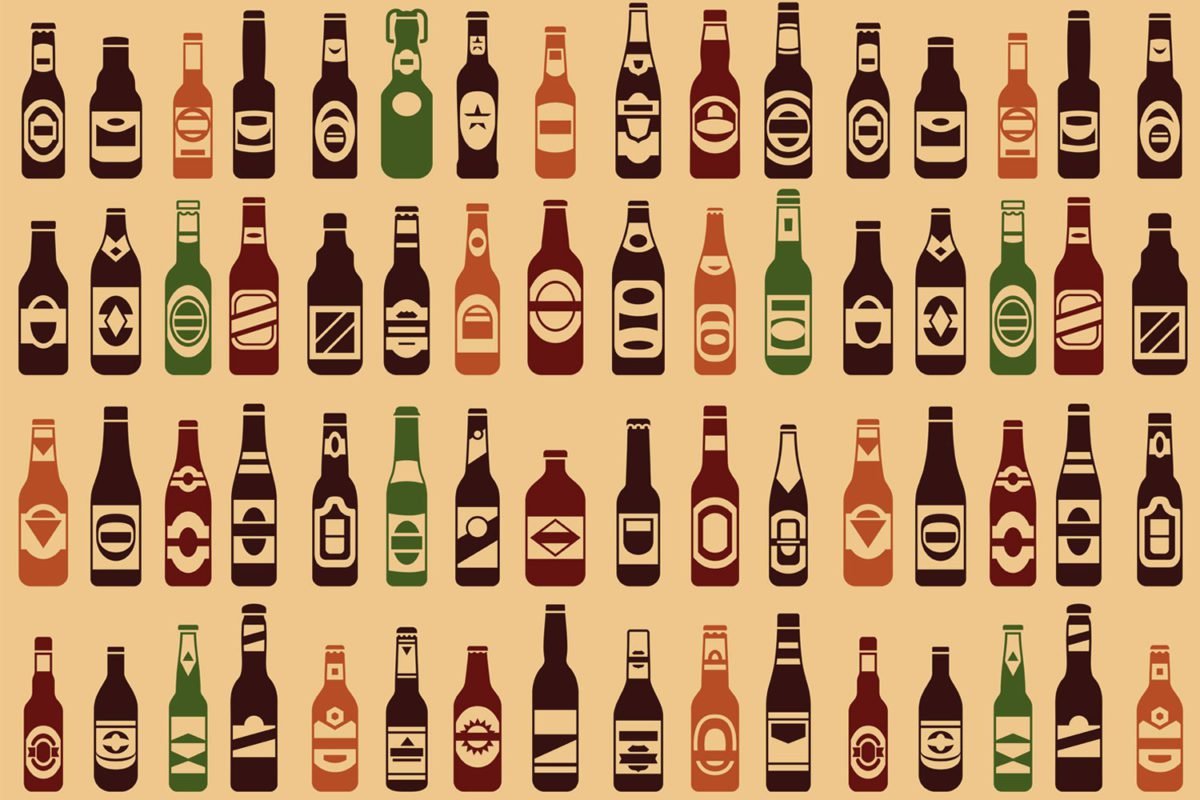 Beer Bottles Wallpaper