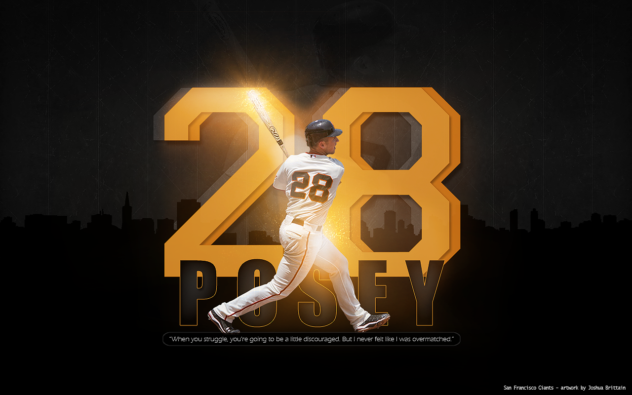 Buster Posey Wallpaper By Brittaindesigns