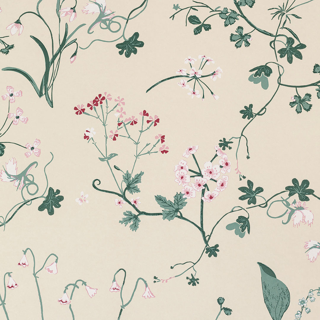 Five Floral Print Fabrics And Wallpaper To Bring Graceful