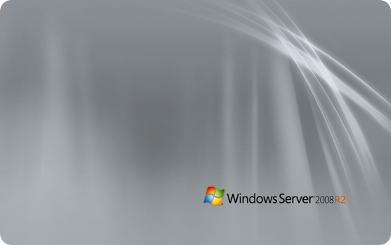 Windows Server 2008 R2 wallpaper with black logo 19201200