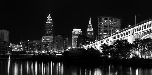 Cleveland Skyline Print By Dale Kincaid
