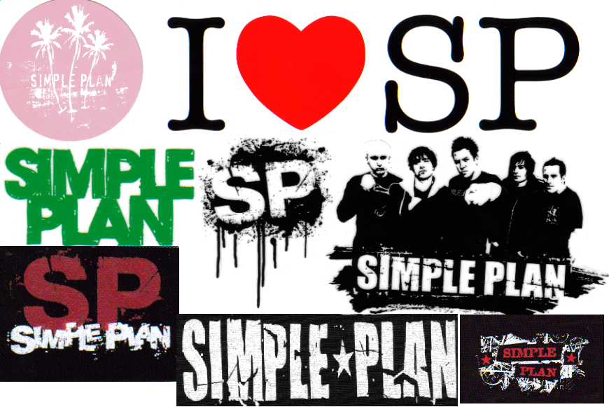Simple Plan Stickers By Stella Girl