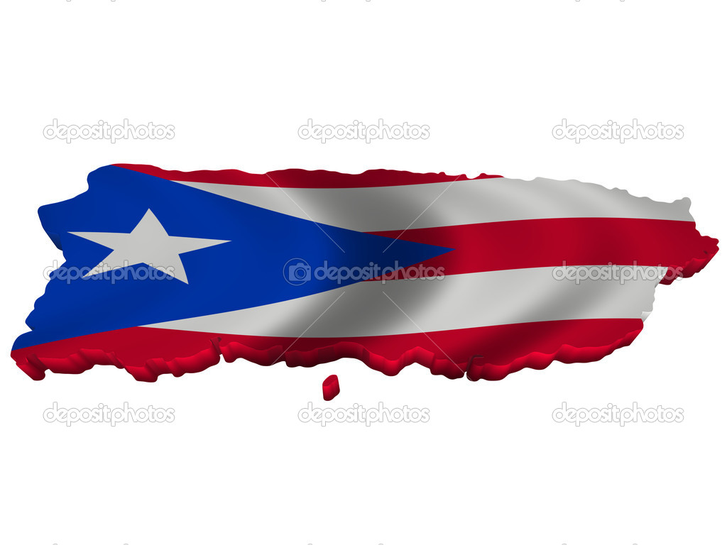 Puerto Rico Flag Wallpaper And Map Of