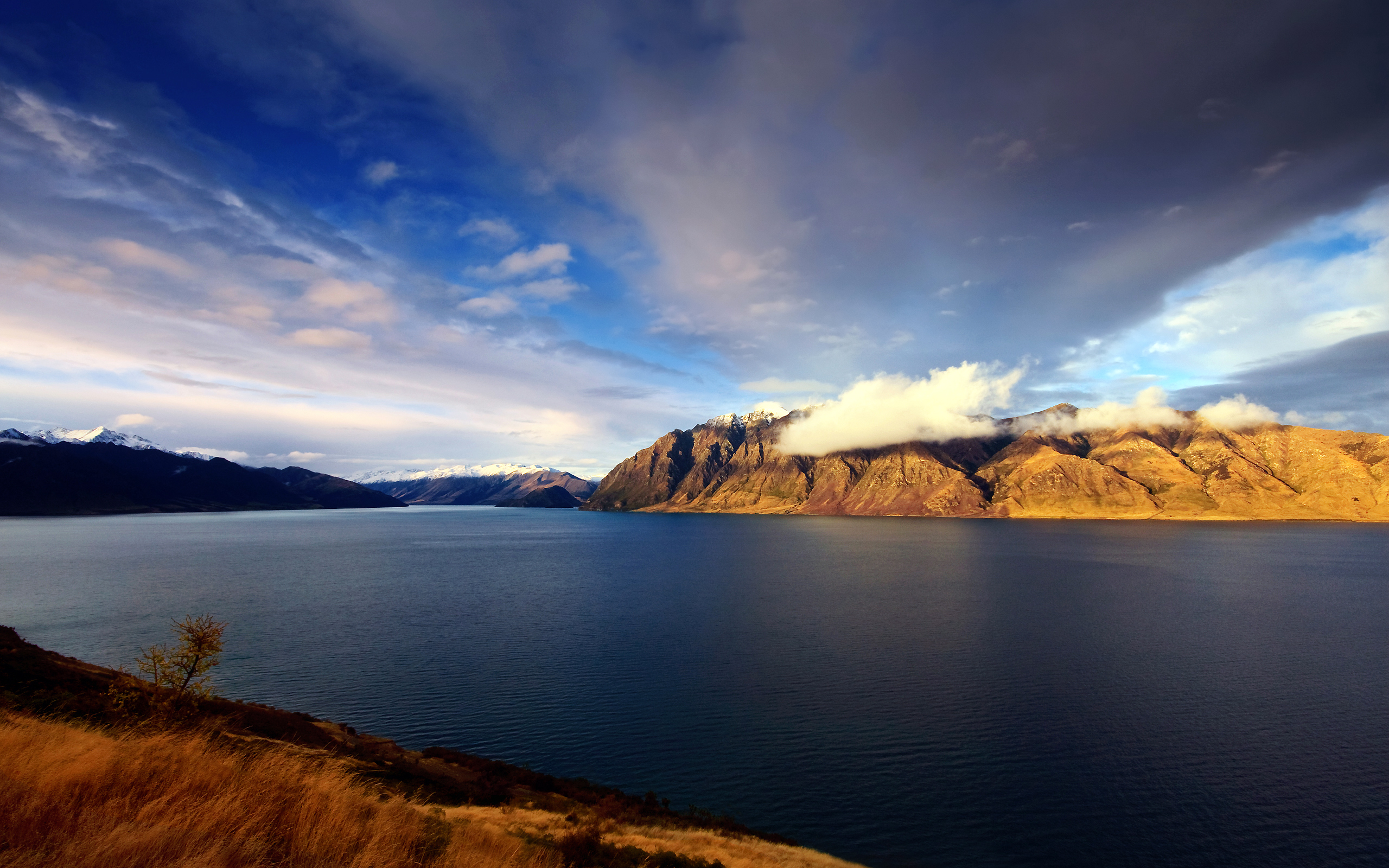 Lake Hawea New Zealand Wallpapers HD Wallpapers 2560x1600