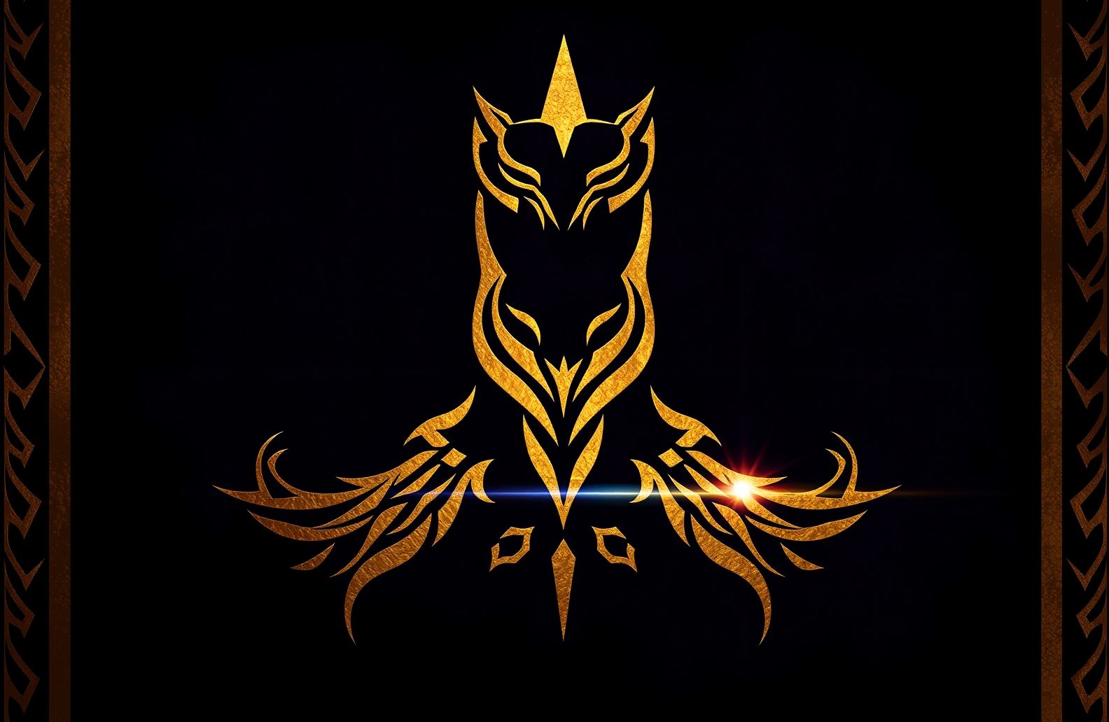 Black Panther Gold Wallpaper