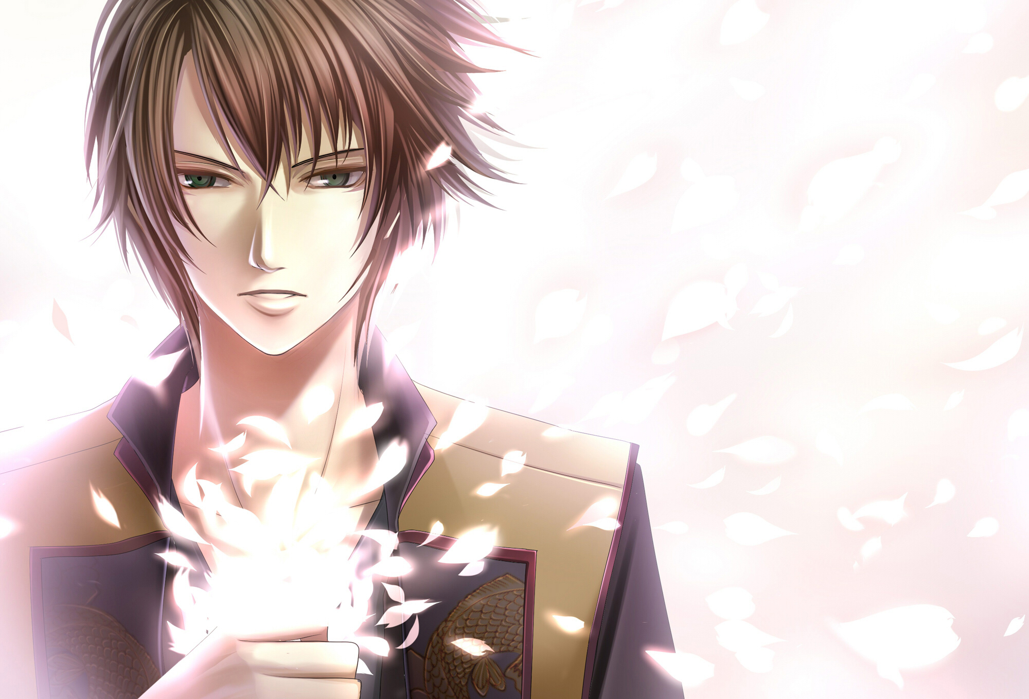 Hakuouki Hijikata Anime Boy Cold Render Magic Art Wallpaper