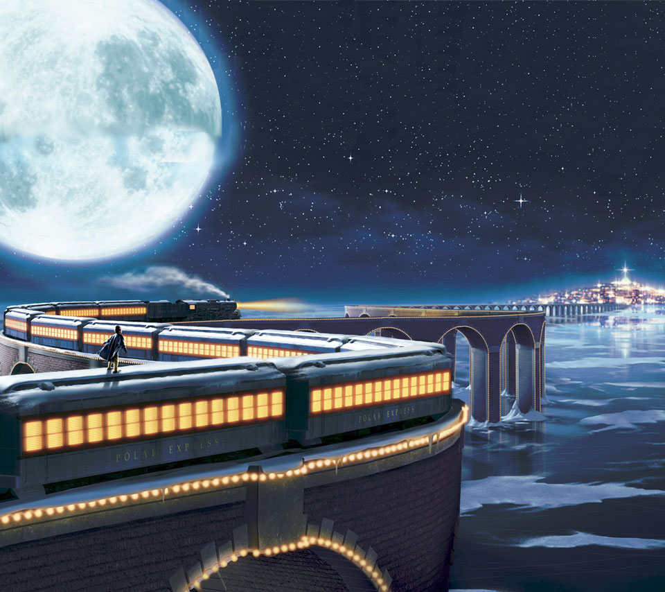 Photo Polar Express In The Album Holiday Wallpaper By