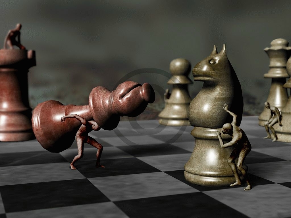 3d Chess Wallpaper