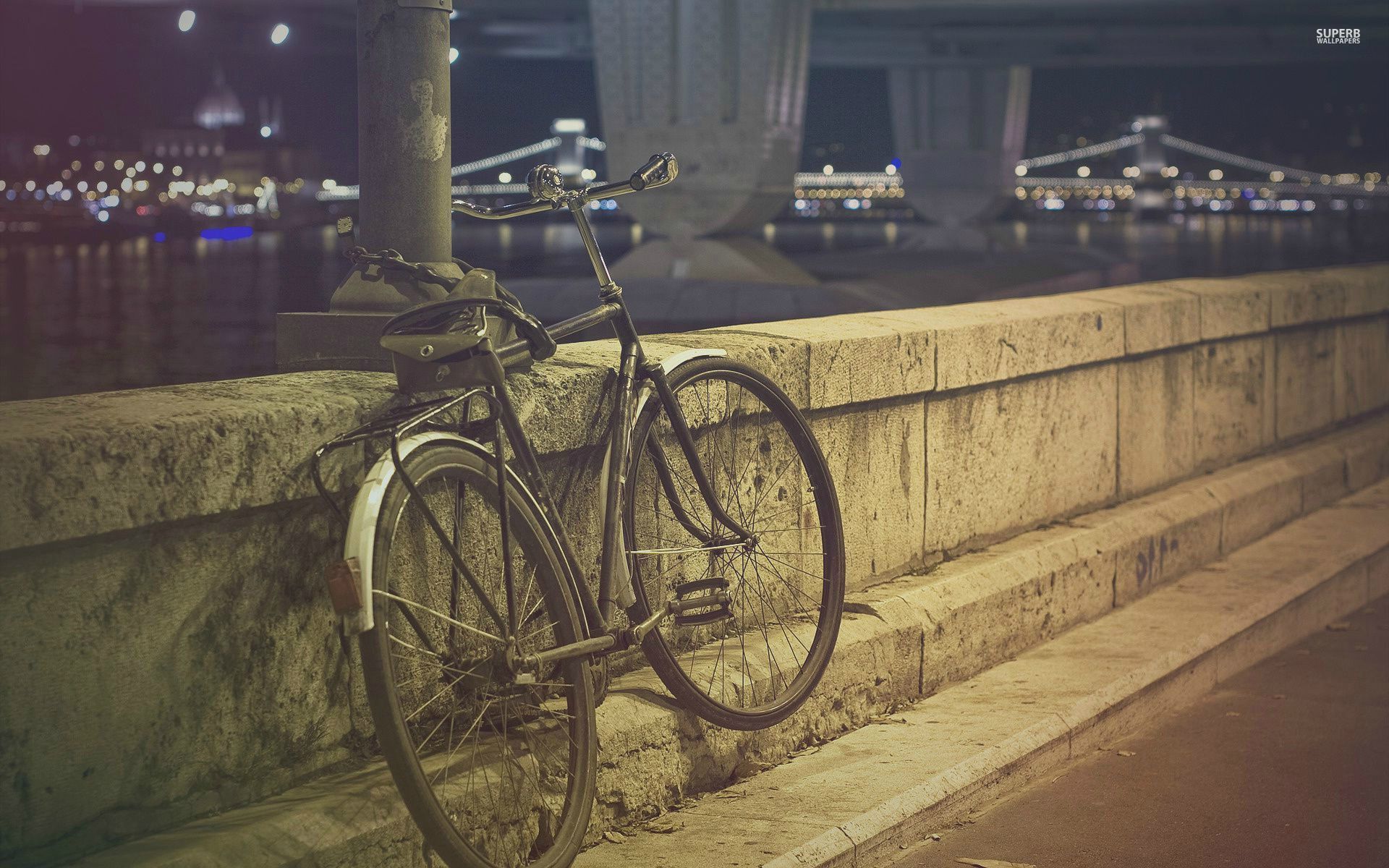 Vintage Bicycle Photography Wallpaper