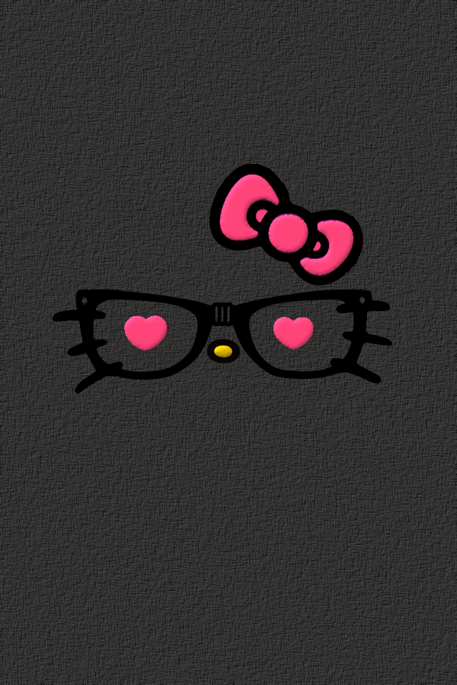 droidsR4girls Hello Nerdy Kitty Face Wallpapers
