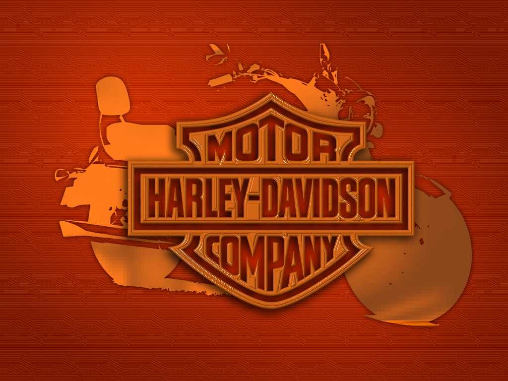 Harley Davidson Logo Wallpaper Sign