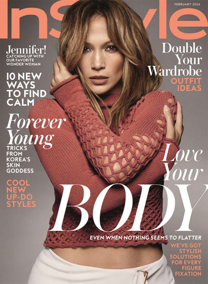 Jennifer Lopez Instyle Magazine Cover February