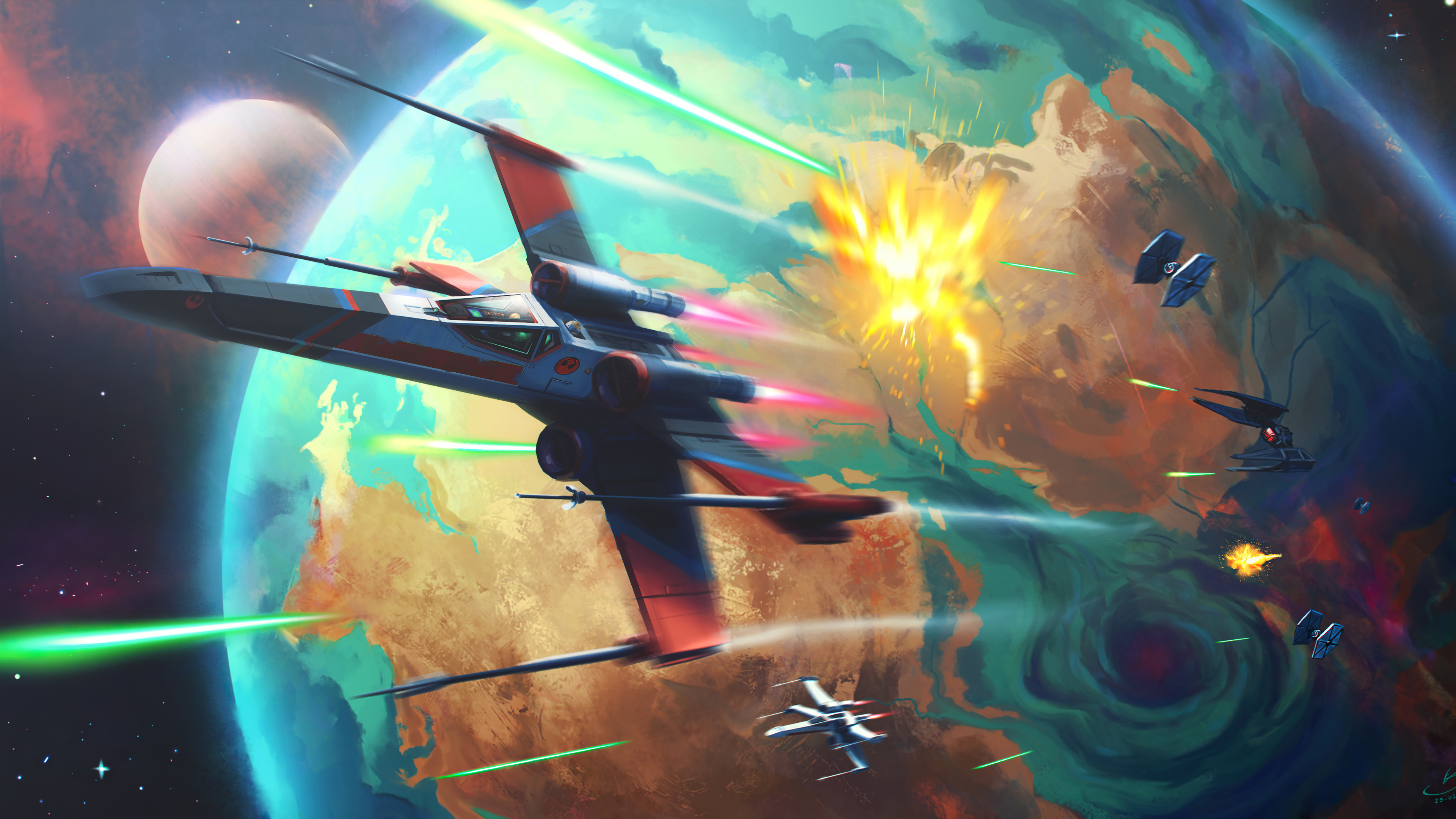 Wallpaper X Wing Star Wars