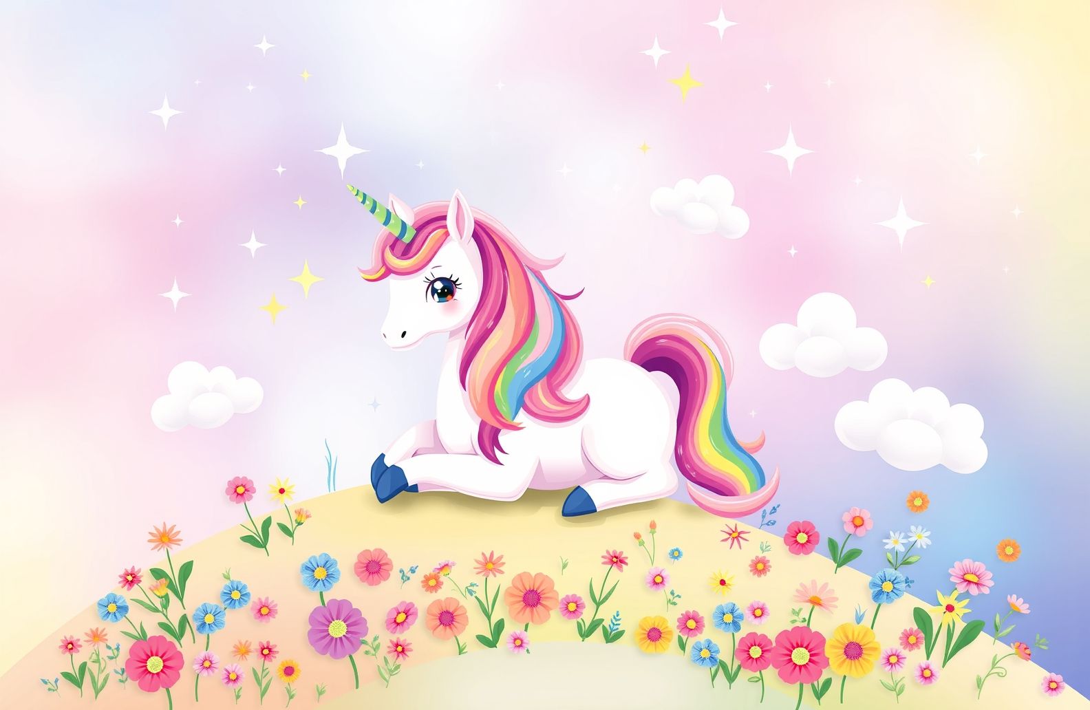 Cute Unicorn Wallpaper