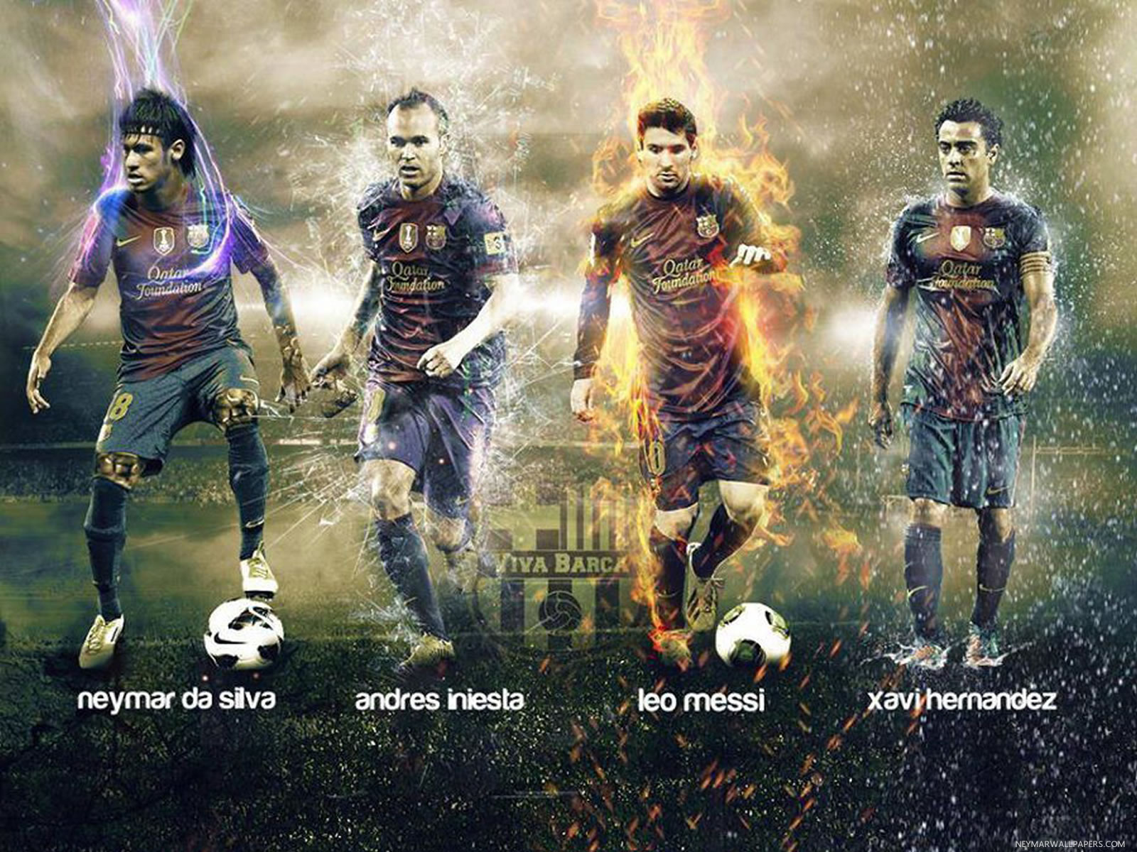 50+] Neymar Jr and Messi Wallpaper - WallpaperSafari