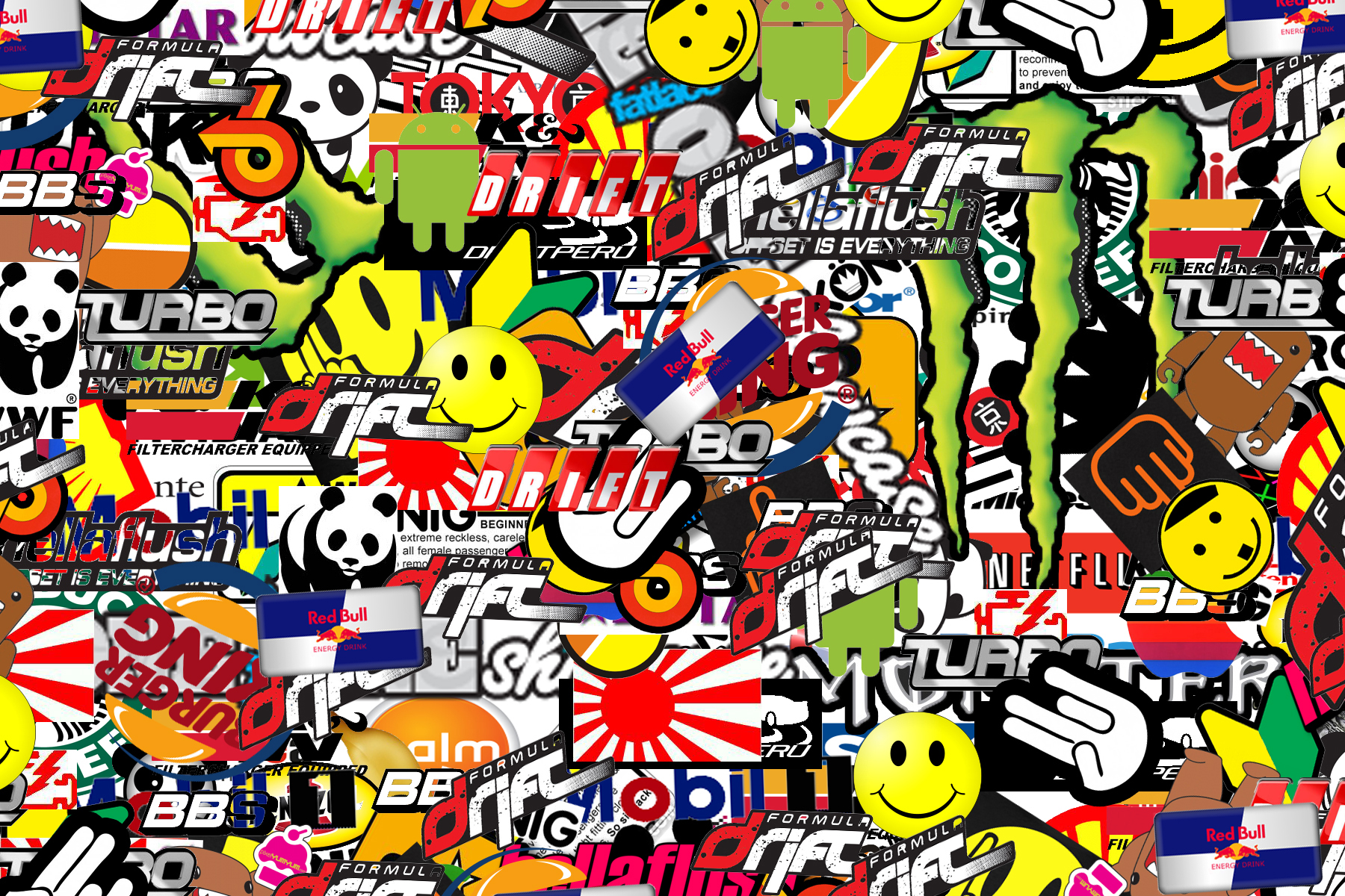 bunch of stickers by turkiye2009 customization wallpaper abstract