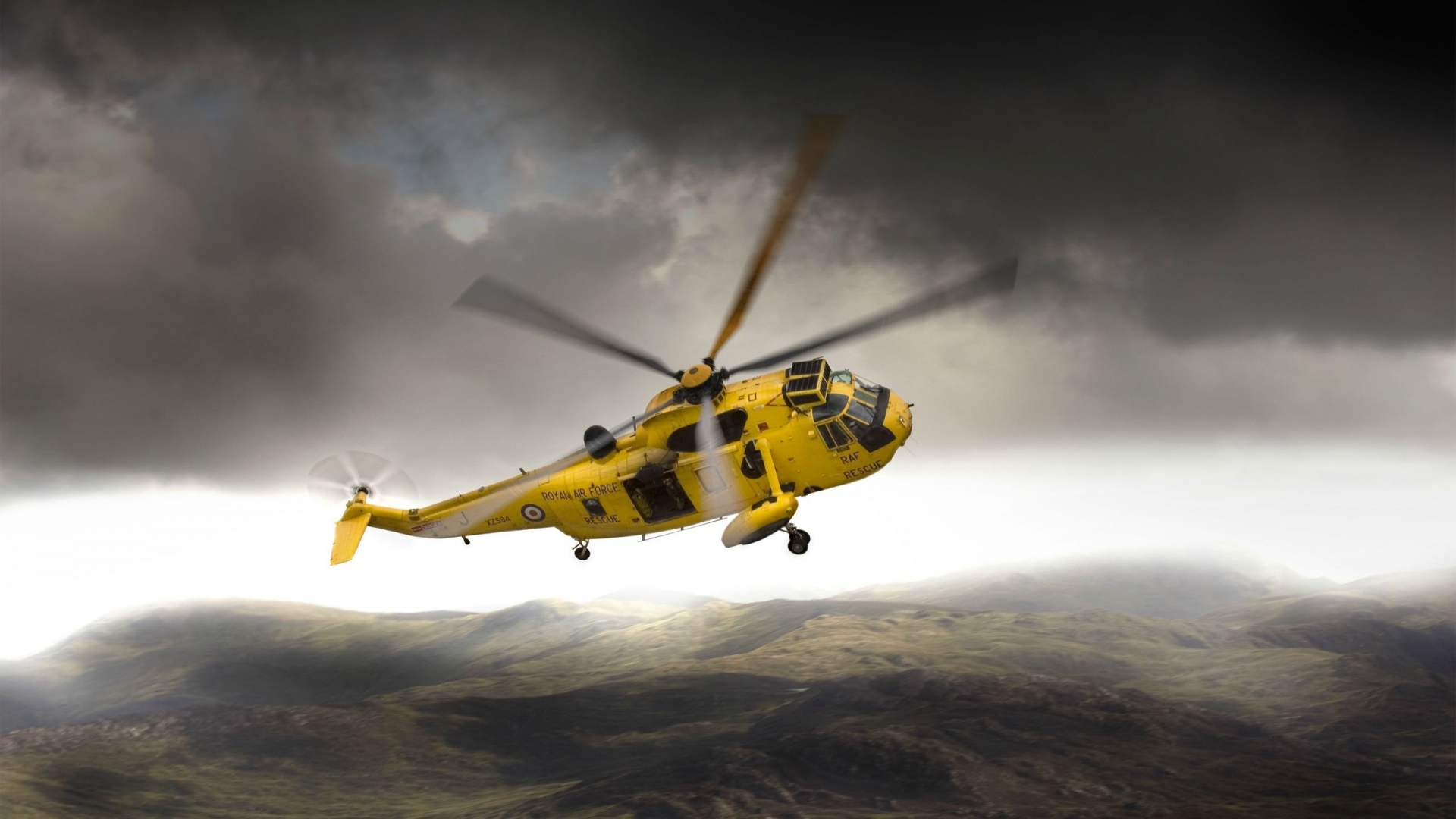 Raf Search And Rescue Force Helicopter HD Desktop